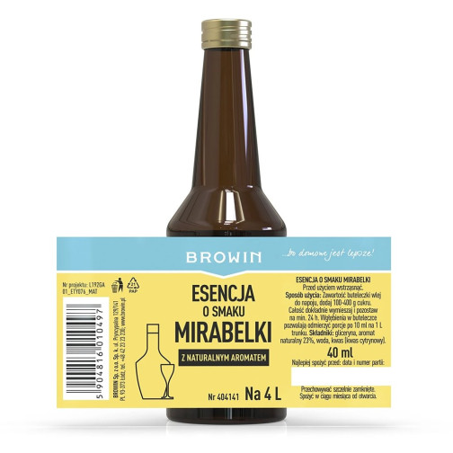 Esencja o smaku Mirabelki –...