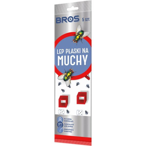 Lep płaski na muchy BROS