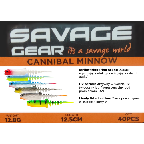 Guma Cannibal Minnow 12.5...