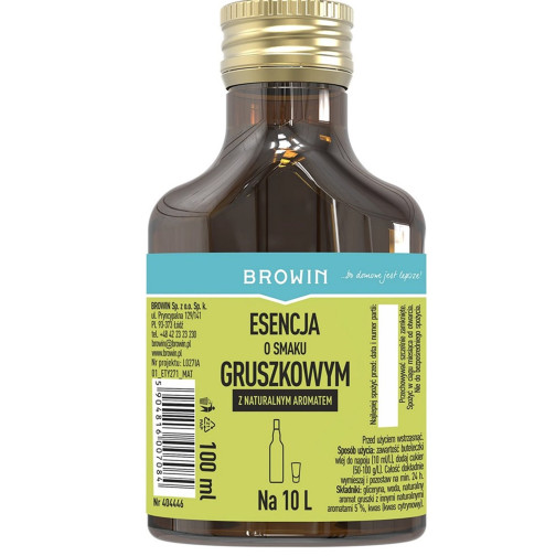 Esencja o smaku gruszkowym...