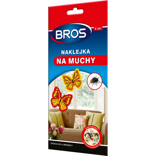 Naklejka na muchy BROS 2szt