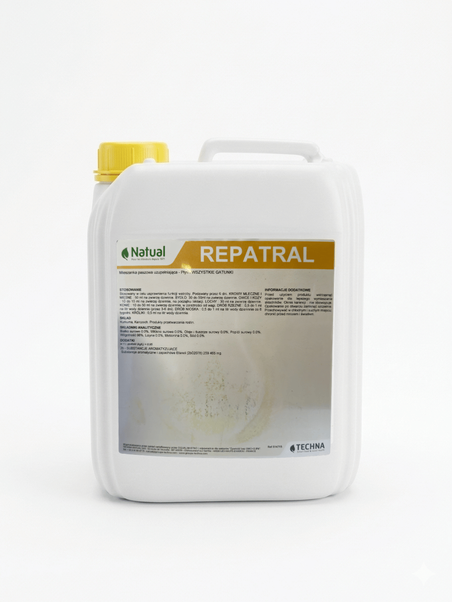 Płyn wspierający wątrobę Repatral Natual 5l