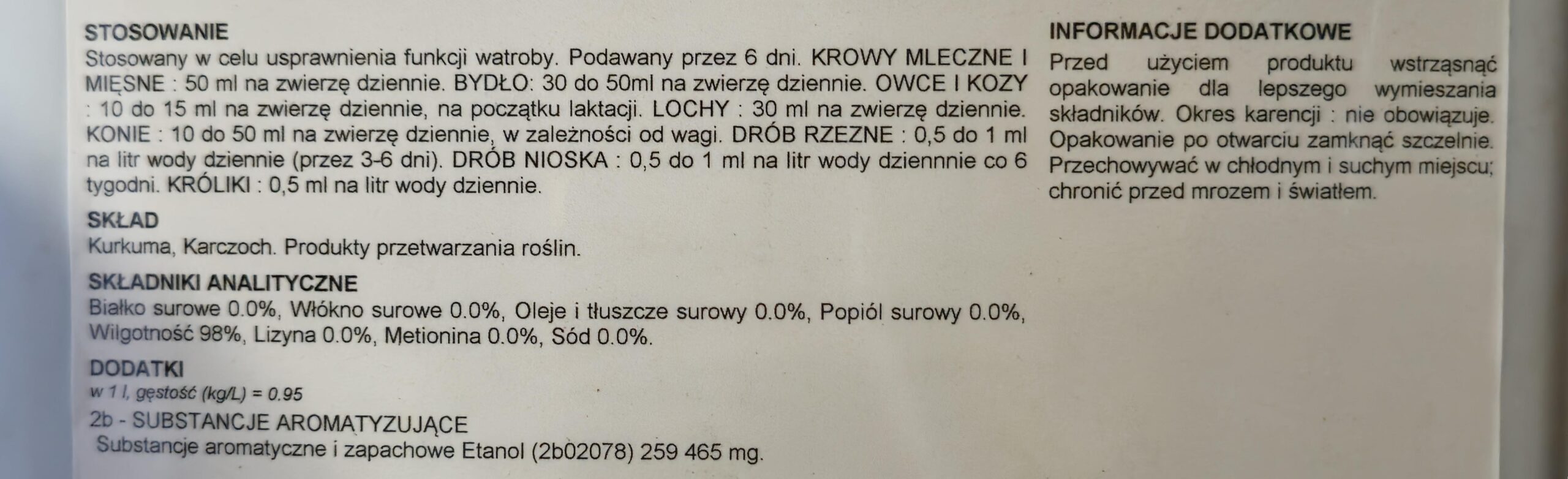 Płyn wspierający wątrobę Repatral Natual 5l - obrazek 2