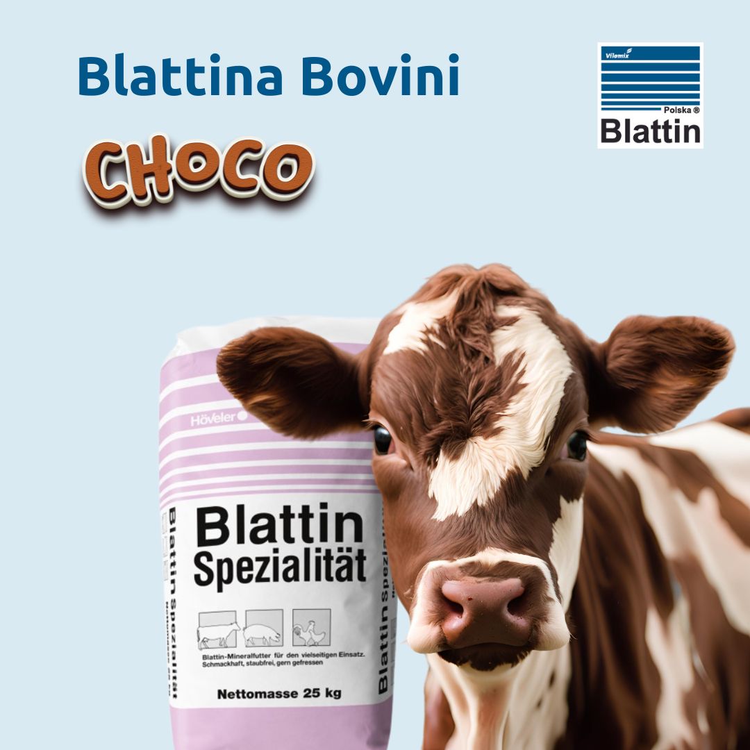 Koncentrat wysokobiałkowy dla cieląt Bovini Choco bez GMO 25kg - obrazek 2