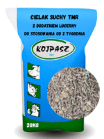 Pełnoporcjowy suchy TMR dla cieląt z dodatkiem lucerny 20kg