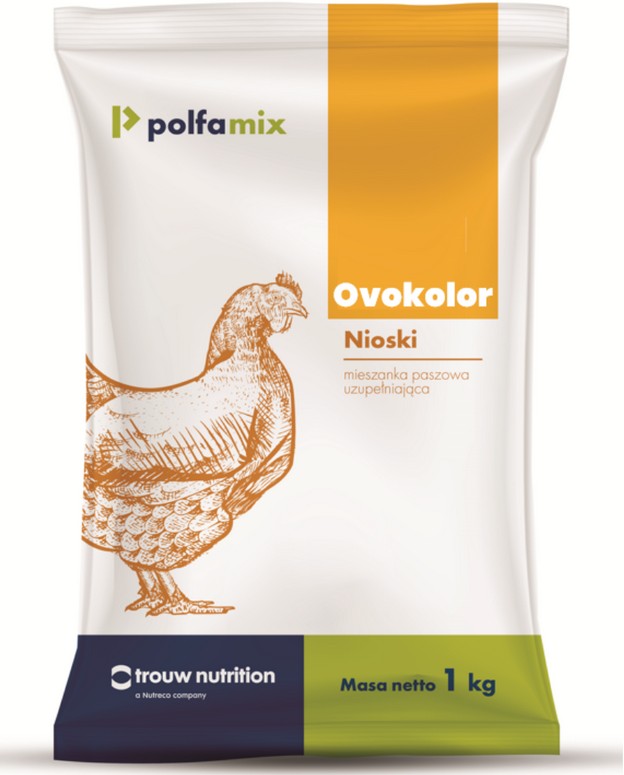 Dodatek paszowy wpływający na barwę żółtka Polfamix Ovokolor 1kg