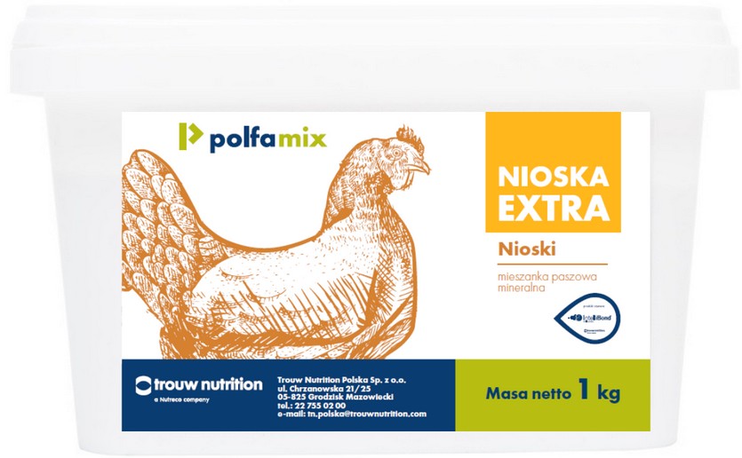 Dodatek do paszy Polfamix Nioska Extra (witaminy dla drobiu) 1kg