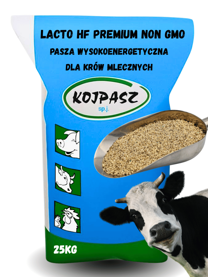 Wysokoenergetyczna pasza dla krów mlecznych Lacto HF Premium bez GMO 25kg