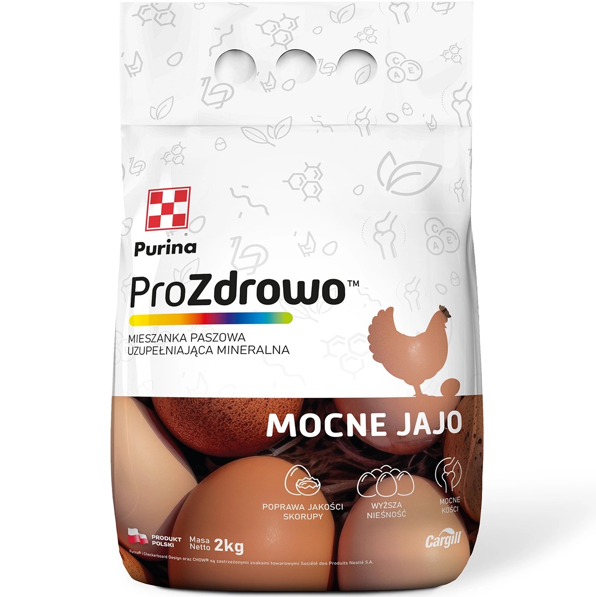 Dodatek do paszy wzmaciający skorupki jaj Mocne Jajo 2kg