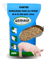 Pasza startowa dla prosiąt Starter Granulat 25kg