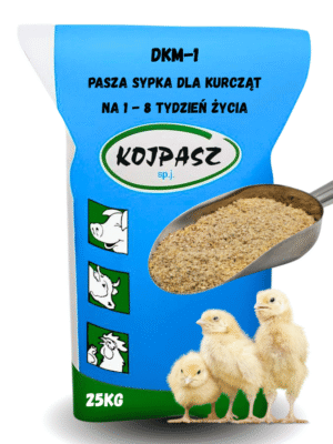 Pasza dla kurcząt na pierwsze dni życia DKM-1 Sypka 25kg