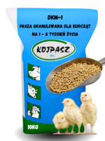 Pasza dla kurcząt na pierwsze dni życia DKM-1 Kruszonka 10kg