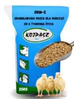 Pasza dla kurcząt od 8 tygodnia życia DKM-2 Granulat 25kg