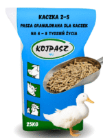 Pasza dla kaczek od 12 tygodnia życia Kaczka 2S Granulat 25kg