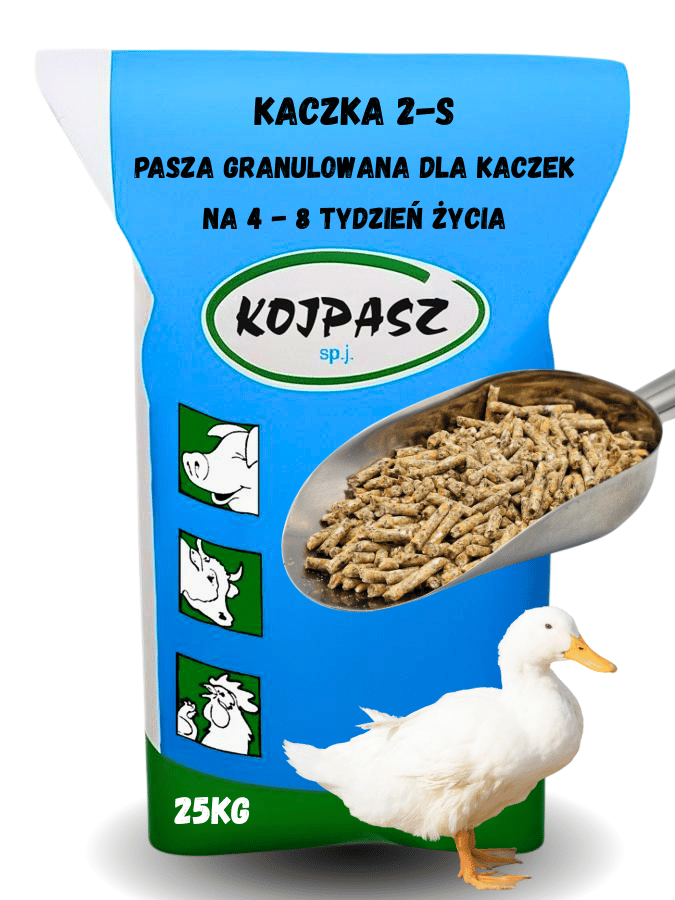 Pasza dla kaczek od 12 tygodnia życia Kaczka 2S Granulat 25kg