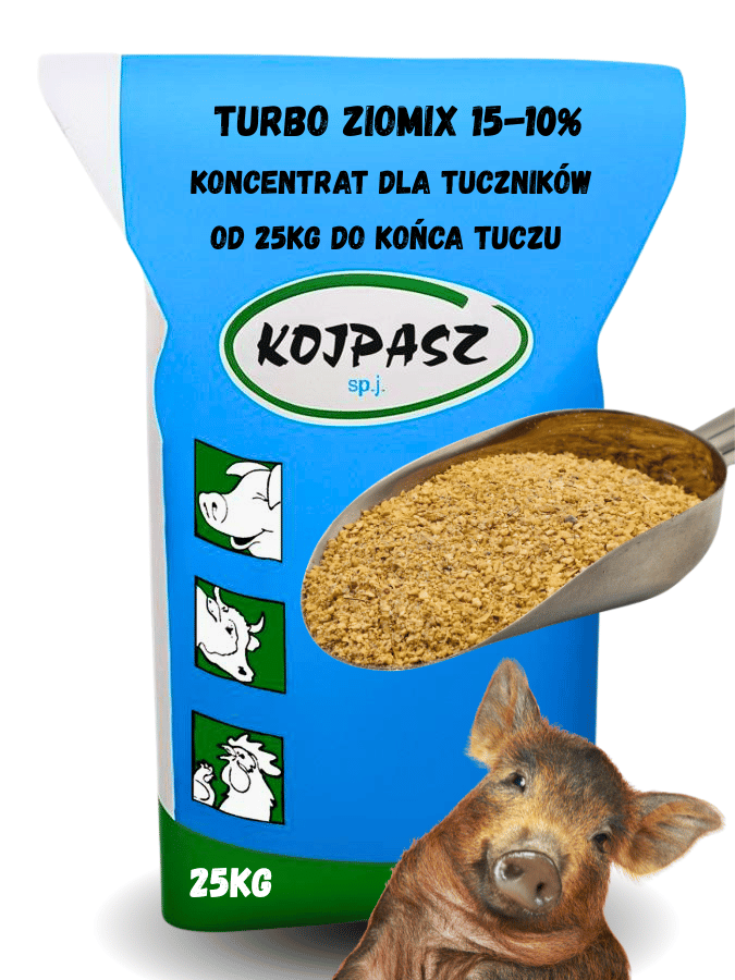 Koncentrat białkowy dla tuczników Turbo Ziomix 15-10% 25kg
