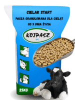 Pasza dla cieląt od 5 dnia życia Cielak Start granulat 25kg