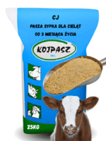 Pasza dla cieląt od 3 miesiąca życia CJ forma sypka 25kg