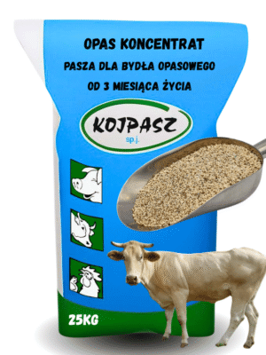 Pasza dla bydła opasowego od 3 miesiąca życia Opas koncentrat 25kg