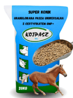 Uniwersalna pasza dla koni Super Konik 20kg