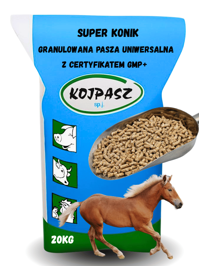 Uniwersalna pasza dla koni Super Konik 20kg