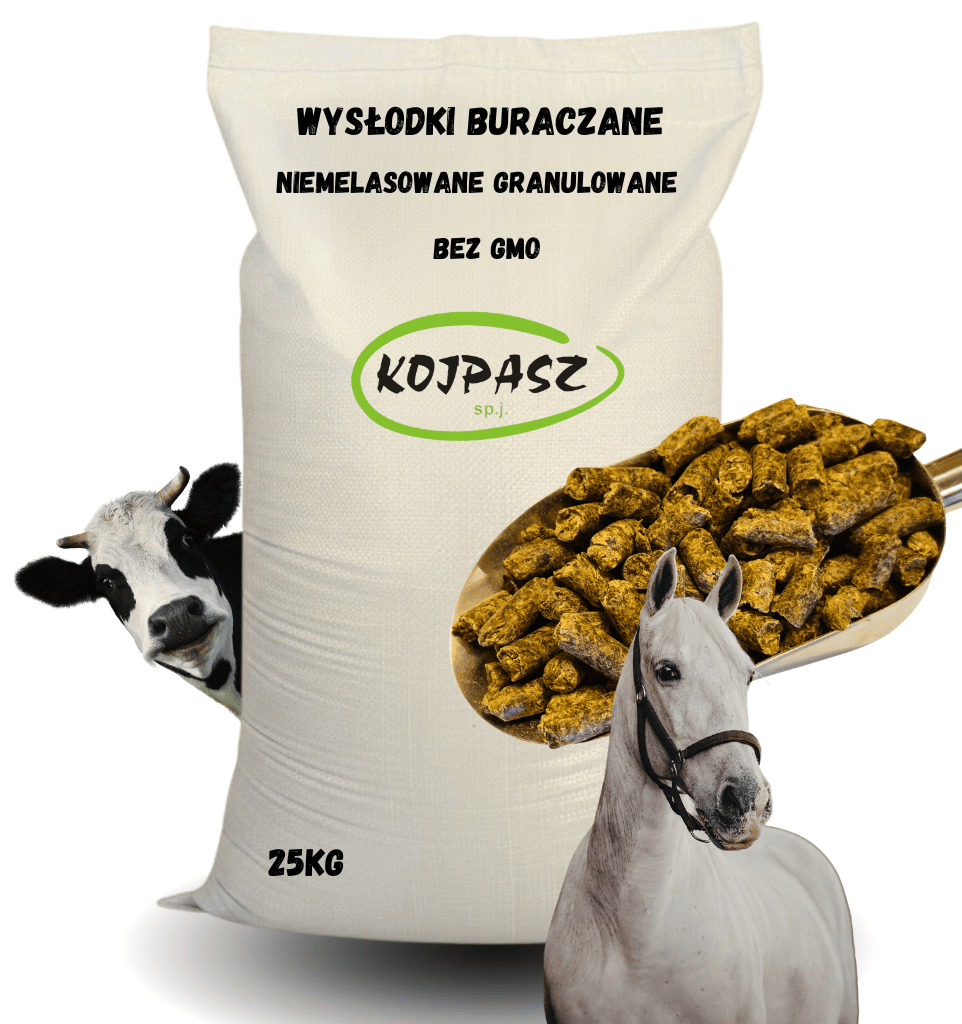 Wysłodki buraczane niemelasowane granulowane bez GMO 25kg