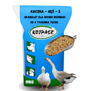 Kaczka-Gęś-2 Granulat dla drobiu wodnego od 4 tygodnia życia 19kg