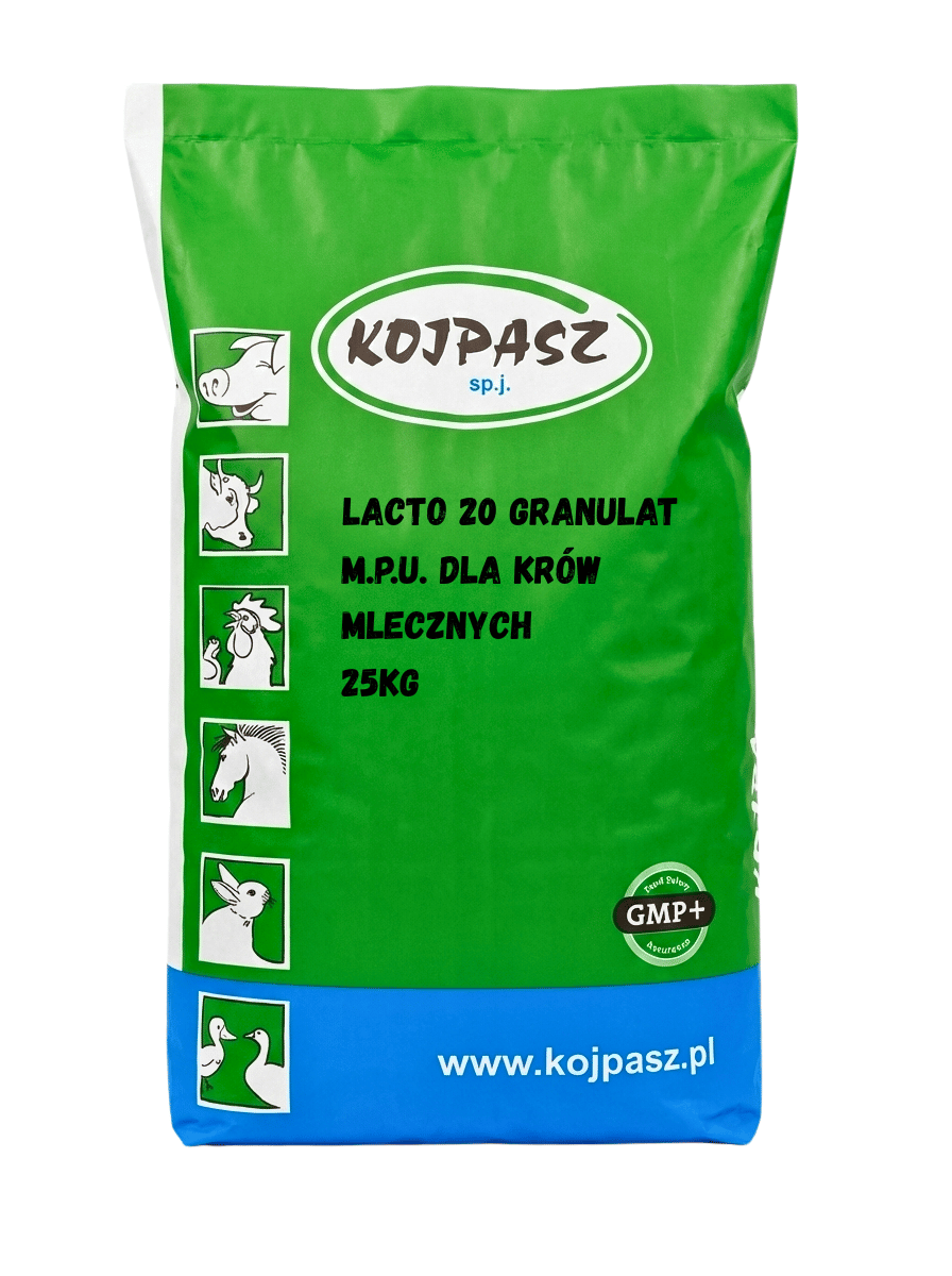 Wysokobiałkowa Pasza dla Krów Mlecznych Lacto-20 25kg