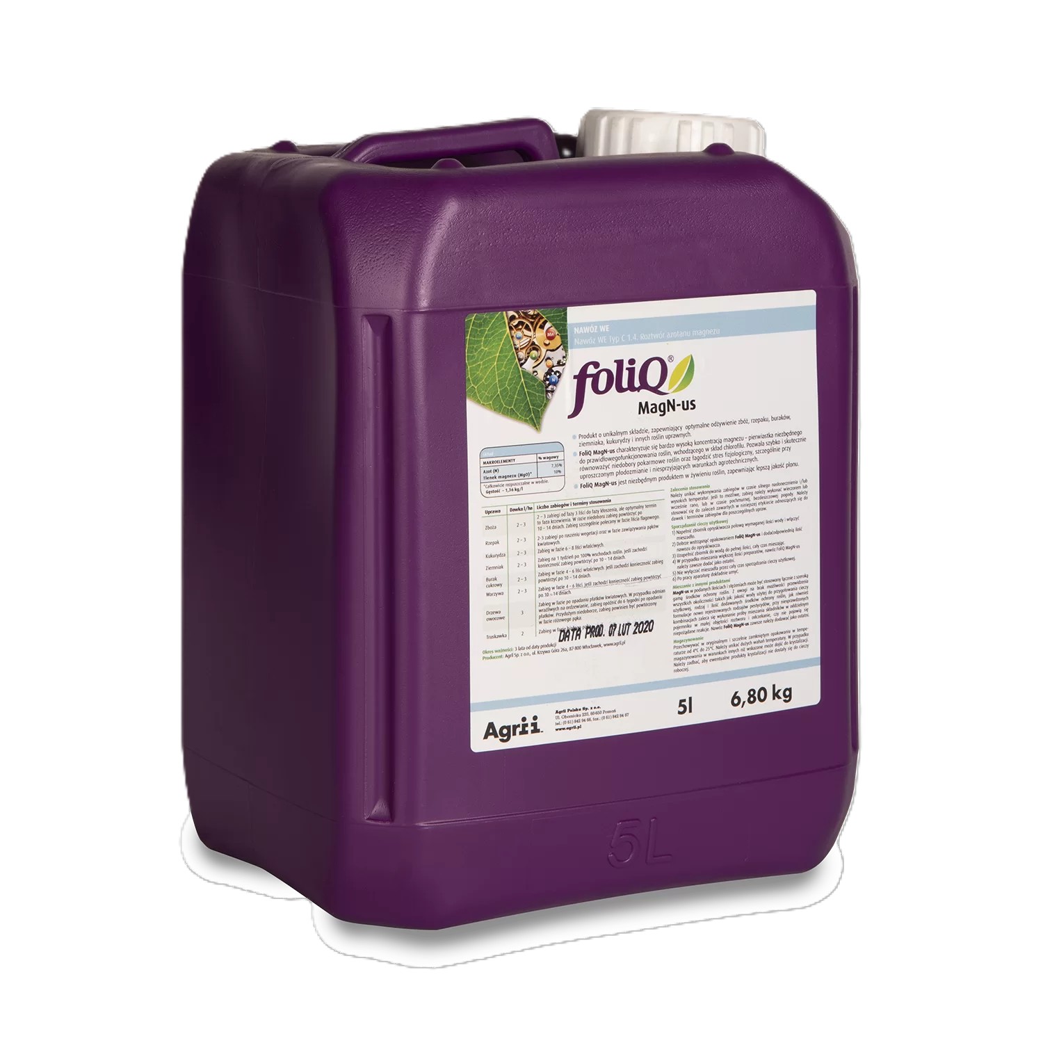 FoliQ MagN-us Magnez i azot 5L