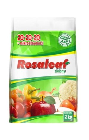 Rosaleaf Zielony 20-20-20+2MgO+Te Wieloskładnikowy 2kg
